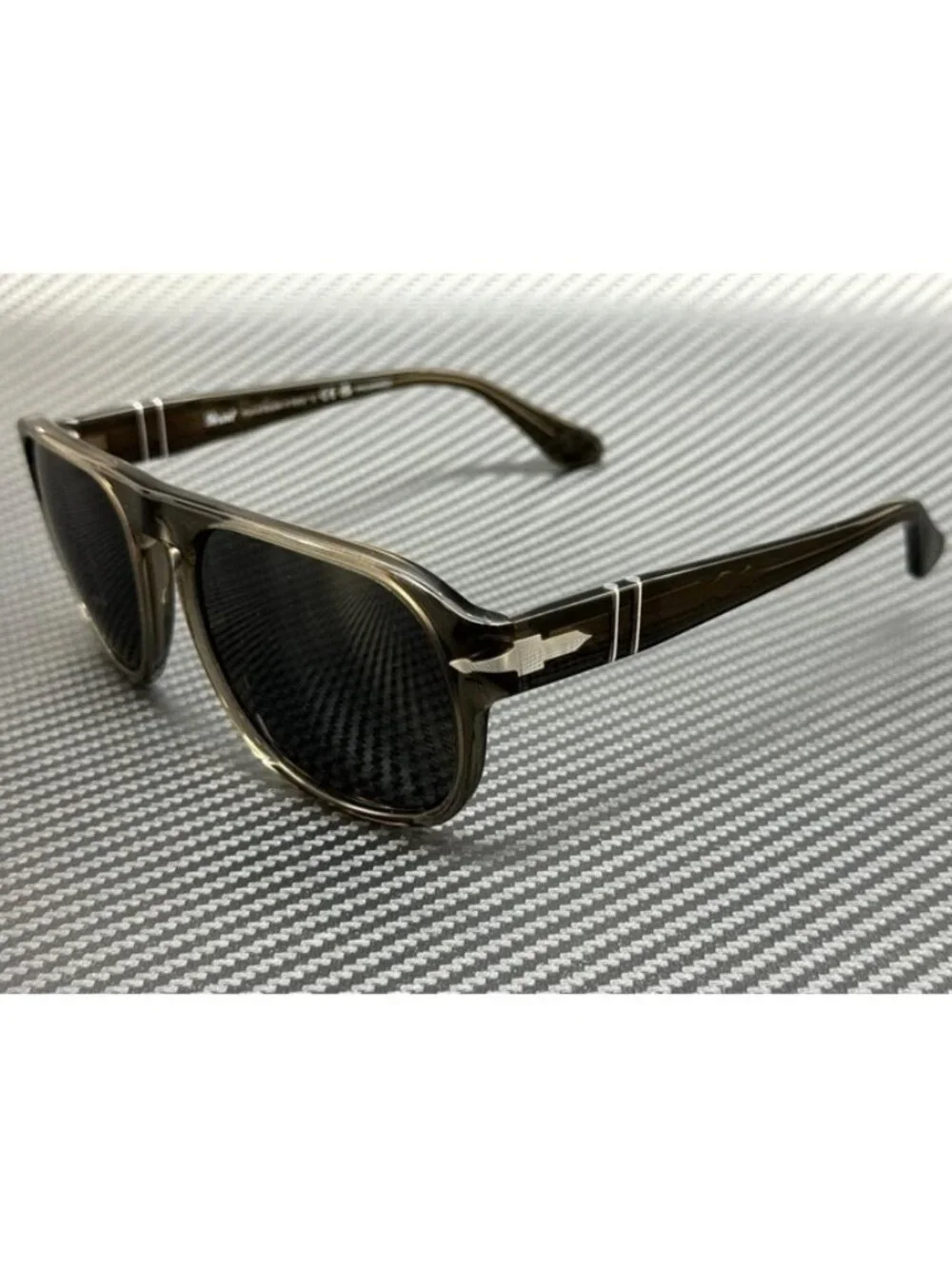 New Persol Men Smoke Sunglasses 57-18-145